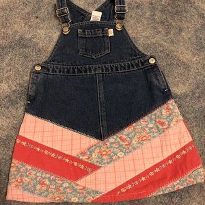 Jean dress for toddler girl